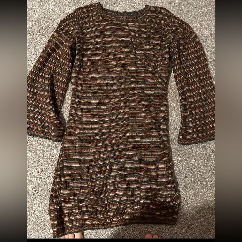 Long sleeved boho dress